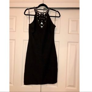 BLACK BODYCON DRESS XL